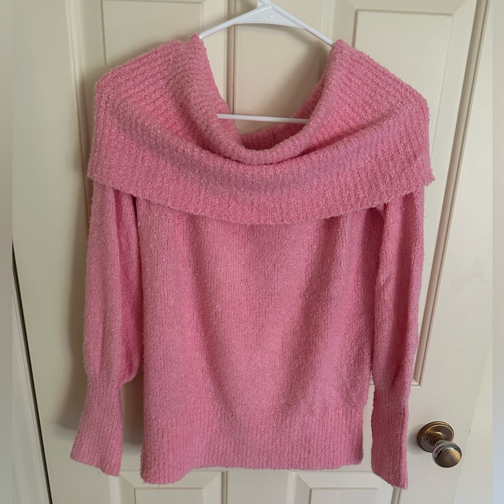 Lilly Pulitzer off the shoulder sweater